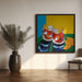 Negronis No2 by Alice Straker Square Canvas Print Art for Modern Home Decor. Decorate your office or living room with canvas artwork