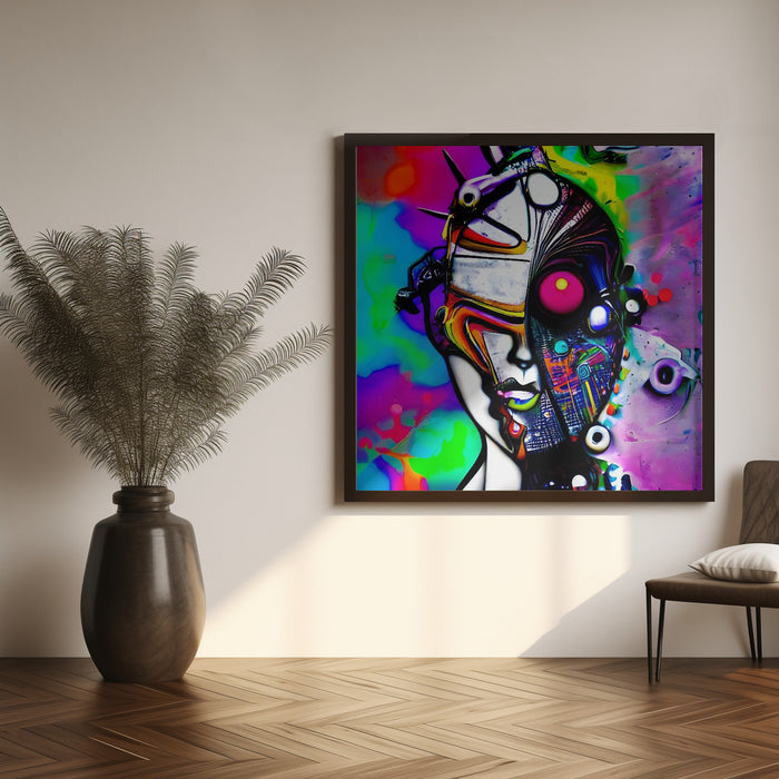 AZ02 by mnemonixART Square Canvas Print Art for Modern Home Decor. Decorate your office or living room with canvas artwork
