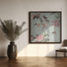 Chinoiserie No3 Square Canvas Art  Andrea Haase 