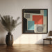 GEOMETRIC POINT Nr 2 by THE MIUUS STUDIO Square Canvas Print Art for Modern Home Decor. Decorate your office or living room with canvas artwork