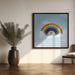 Over the Rainbow by Artem Pozdniakov Square Canvas Print Art for Modern Home Decor. Decorate your office or living room with canvas artwork