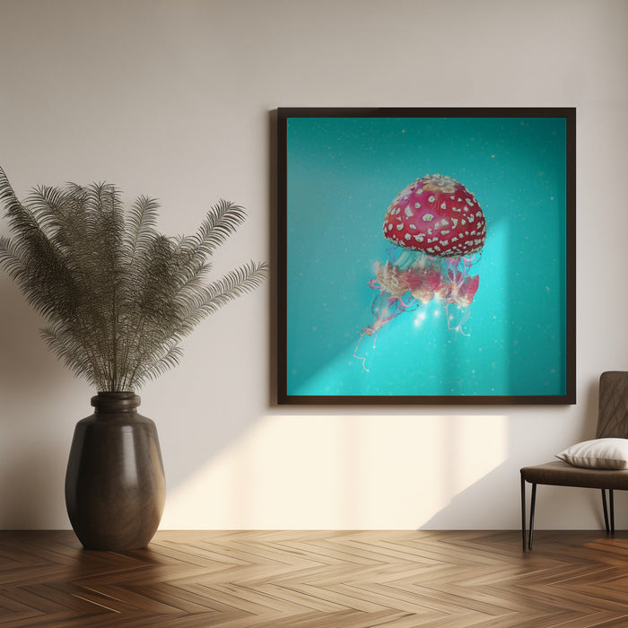 Hallucination by Artem Pozdniakov Square Canvas Print Art for Modern Home Decor. Decorate your office or living room with canvas artwork