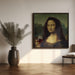 Monday Lisa by Artem Pozdniakov Square Canvas Print Art for Modern Home Decor. Decorate your office or living room with canvas artwork