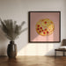 Pizza Balance by Artem Pozdniakov Square Canvas Print Art for Modern Home Decor. Decorate your office or living room with canvas artwork