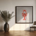 Istakoz by Emel Tunaboylu Square Canvas Print Art for Modern Home Decor. Decorate your office or living room with canvas artwork
