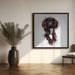 Baby Puppy by Emel Tunaboylu Square Canvas Print Art for Modern Home Decor. Decorate your office or living room with canvas artwork