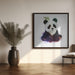 Baby Panda by Emel Tunaboylu Square Canvas Print Art for Modern Home Decor. Decorate your office or living room with canvas artwork