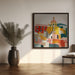 Procida Italy Kopie by Ana Rut Bre Square Canvas Print Art for Modern Home Decor. Decorate your office or living room with canvas artwork