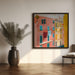 Little Italy Houses by Ana Rut Bre Square Canvas Print Art for Modern Home Decor. Decorate your office or living room with canvas artwork