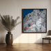 Santorini7x7 by Ana Rut Bre Square Canvas Print Art for Modern Home Decor. Decorate your office or living room with canvas artwork