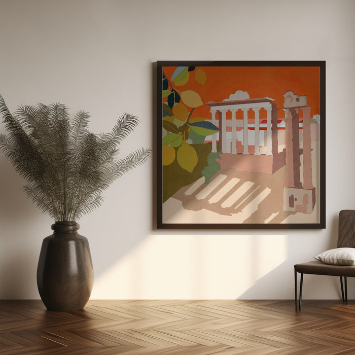 Rom 3 by Ana Rut Bre Square Canvas Print Art for Modern Home Decor. Decorate your office or living room with canvas artwork