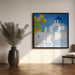 Santorini Neu by Ana Rut Bre Square Canvas Print Art for Modern Home Decor. Decorate your office or living room with canvas artwork