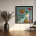 My Heart of Gold by Sylvie Demers Square Canvas Print Art for Modern Home Decor. Decorate your office or living room with canvas artwork