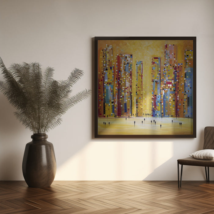 Sunset Reverie by Ekaterina Ermilkina Square Canvas Print Art for Modern Home Decor. Decorate your office or living room with canvas artwork