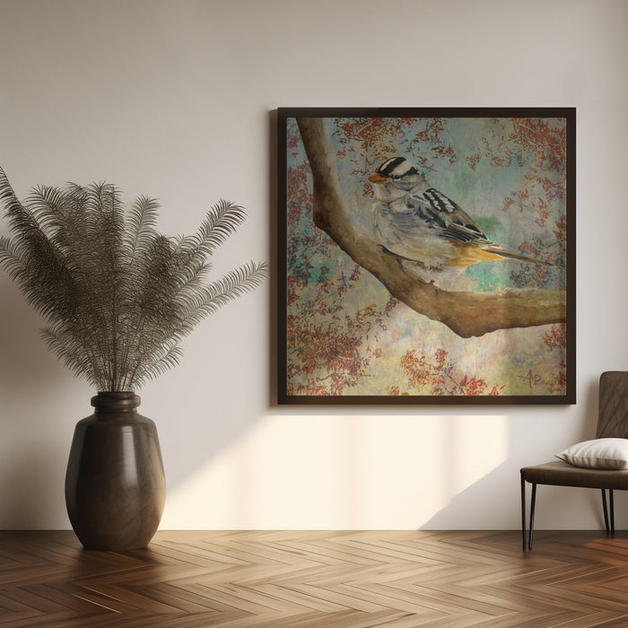 Autumn Sparkles by Angeles M. Pomata Square Canvas Print Art for Modern Home Decor. Decorate your office or living room with canvas artwork