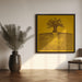 Baobab Mythical Roots Deeper Yellow (h) by Carlo Kaminski Square Canvas Print Art for Modern Home Decor. Decorate your office or living room with canvas artwork