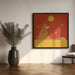 Fox by Vision Grasp Art Square Canvas Print Art for Modern Home Decor. Decorate your office or living room with canvas artwork