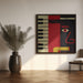 Jazz by Vision Grasp Art Square Canvas Print Art for Modern Home Decor. Decorate your office or living room with canvas artwork