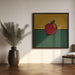 Apple by Vision Grasp Art Square Canvas Print Art for Modern Home Decor. Decorate your office or living room with canvas artwork