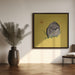 Hiding Cat by Vision Grasp Art Square Canvas Print Art for Modern Home Decor. Decorate your office or living room with canvas artwork