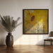 Sunflower by Nel Talen Square Canvas Print Art for Modern Home Decor. Decorate your office or living room with canvas artwork