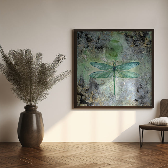 Transformation by Stephanie Law Square Canvas Print Art for Modern Home Decor. Decorate your office or living room with canvas artwork
