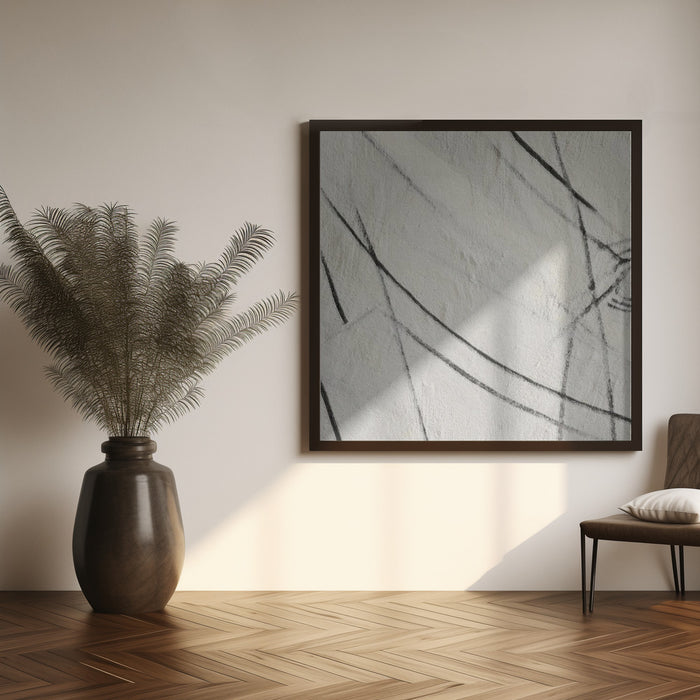 Scratched #1 by Alma Square Canvas Print Art for Modern Home Decor. Decorate your office or living room with canvas artwork
