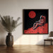 Moon 2 by Bilge Paksoylu Square Canvas Print Art for Modern Home Decor. Decorate your office or living room with canvas artwork