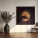 NightDrive by Samantha Hearn Square Canvas Print Art for Modern Home Decor. Decorate your office or living room with canvas artwork