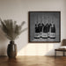 Champagne by Martina Square Canvas Print Art for Modern Home Decor. Decorate your office or living room with canvas artwork
