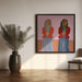 Gemini by Alix Campbell Square Canvas Print Art for Modern Home Decor. Decorate your office or living room with canvas artwork