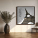Urban Art PARIS Eiffel Tower by Melanie Viola Square Canvas Print Art for Modern Home Decor. Decorate your office or living room with canvas artwork