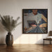 This Is How a Road Gets Made by Vertigo Artography Square Canvas Print Art for Modern Home Decor. Decorate your office or living room with canvas artwork