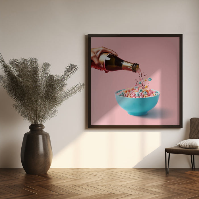 Good Morning by Artem Pozdniakov Square Canvas Print Art for Modern Home Decor. Decorate your office or living room with canvas artwork
