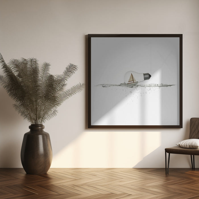 Overprotection... by Jose María Frutos Vargas Square Canvas Print Art for Modern Home Decor. Decorate your office or living room with canvas artwork