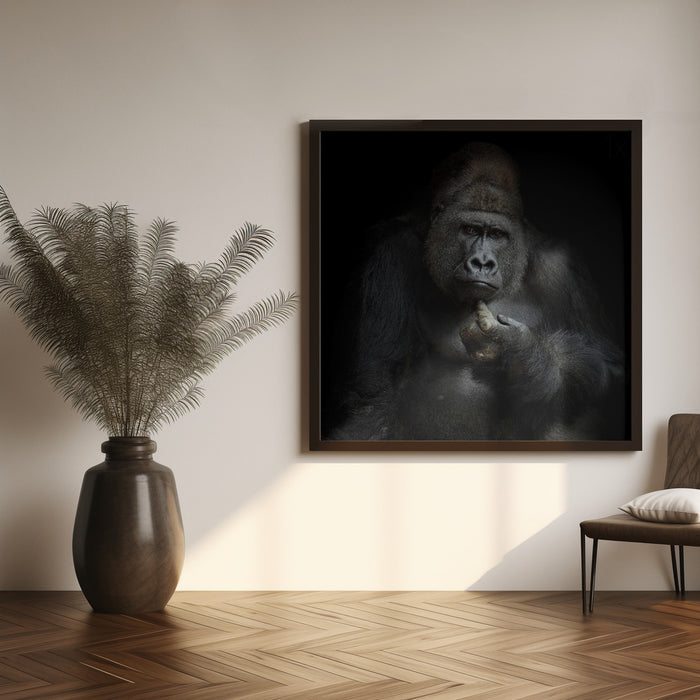 IMHO .... Square Canvas Art  Antje Wenner-Braun 