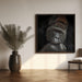 ONE MOMENT IN CONTACT Square Canvas Art  Antje Wenner-Braun 