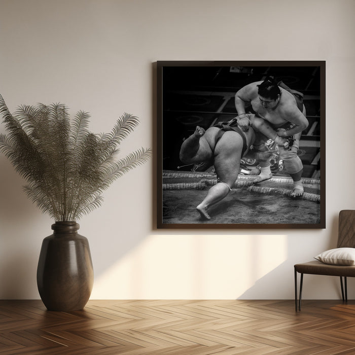 Push! by Gunarto Song Square Canvas Print Art for Modern Home Decor. Decorate your office or living room with canvas artwork