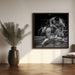 Push! by Gunarto Song Square Canvas Print Art for Modern Home Decor. Decorate your office or living room with canvas artwork