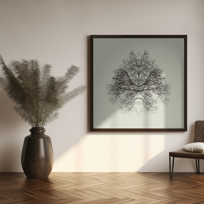 Rorschach Test by Nadav Jonas Square Canvas Print Art for Modern Home Decor. Decorate your office or living room with canvas artwork