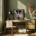 Shelter Pets Project - Loki Square Canvas Art  Tammy Swarek 