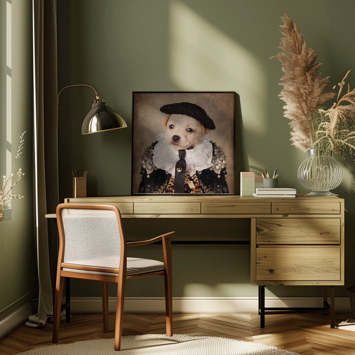 Shelter Pets project - Mia Square Canvas Art  Tammy Swarek 