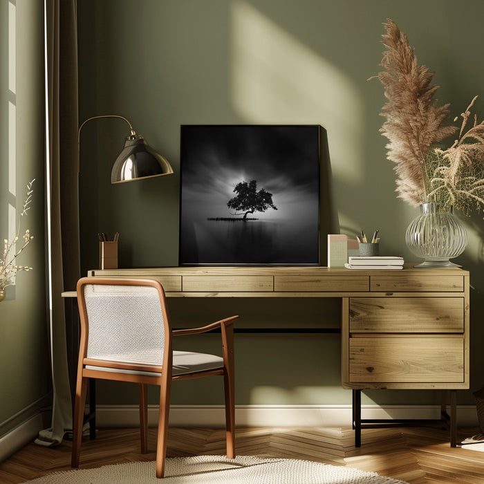 Back Light by Rony Tjayana Square Canvas Print Art for Modern Home Decor. Decorate your office or living room with canvas artwork