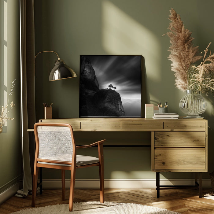 Meteora Impressions by George Digalakis Square Canvas Print Art for Modern Home Decor. Decorate your office or living room with canvas artwork