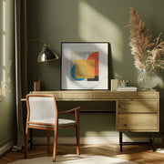 Midcentury Modern Object No2 by THE MIUUS STUDIO Square Canvas Print Art for Modern Home Decor. Decorate your office or living room with canvas artwork