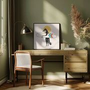 Here Comes the Sun Square Canvas Art  Florent Bodart 