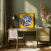 Oysters On a Plate Yellow by Alice Straker Square Canvas Print Art for Modern Home Decor. Decorate your office or living room with canvas artwork