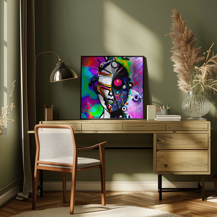 AZ02 by mnemonixART Square Canvas Print Art for Modern Home Decor. Decorate your office or living room with canvas artwork
