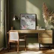 Chinoiserie No3 Square Canvas Art  Andrea Haase 