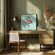Happy Dress by Artem Pozdniakov Square Canvas Print Art for Modern Home Decor. Decorate your office or living room with canvas artwork